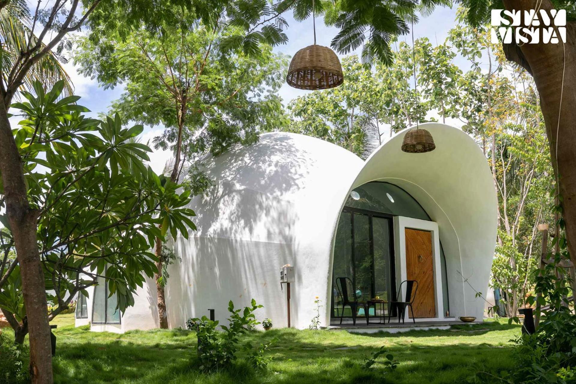 Stayvista At Shwaas Mysore With Private Pool Esterno foto