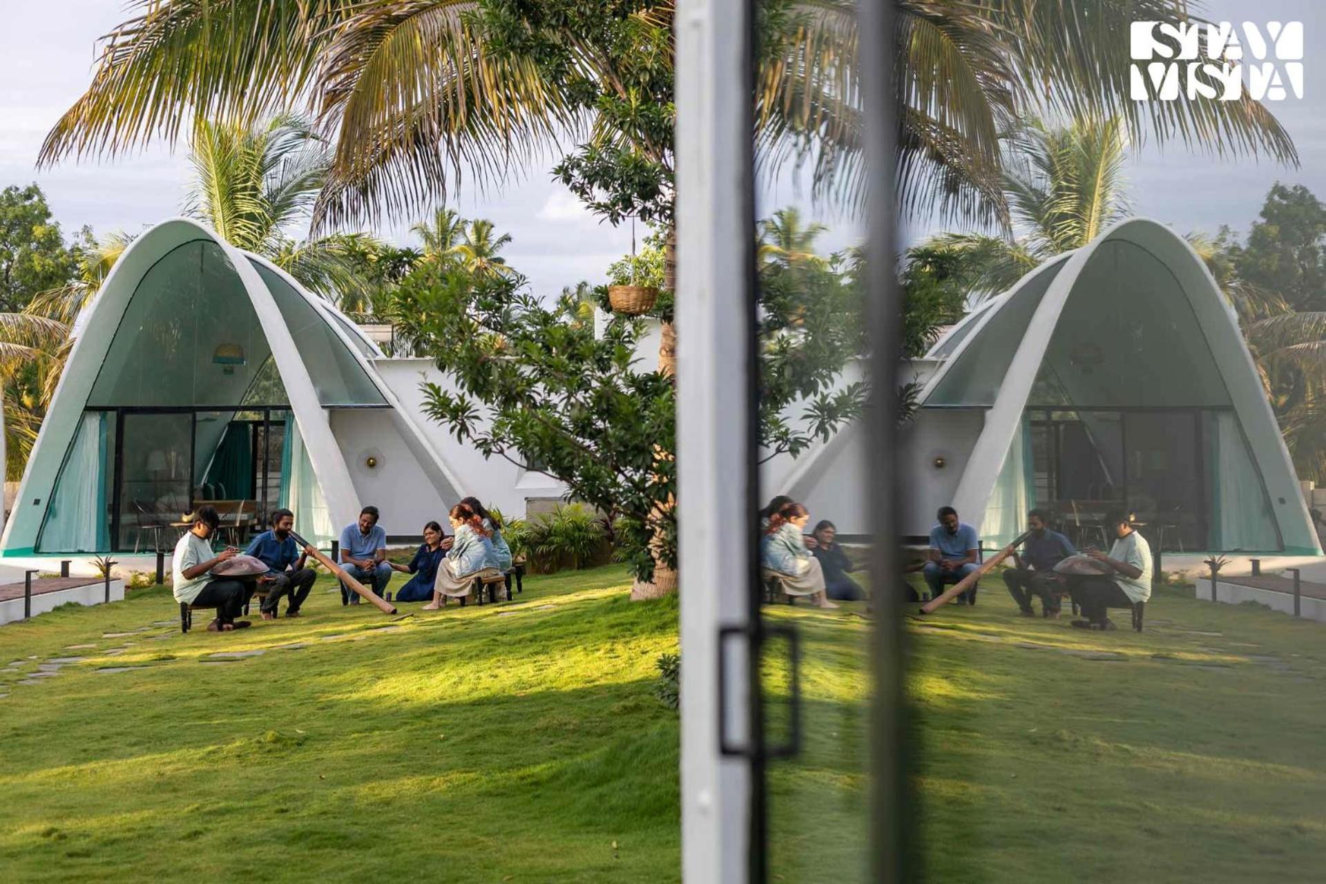 Stayvista At Shwaas Mysore With Private Pool Esterno foto