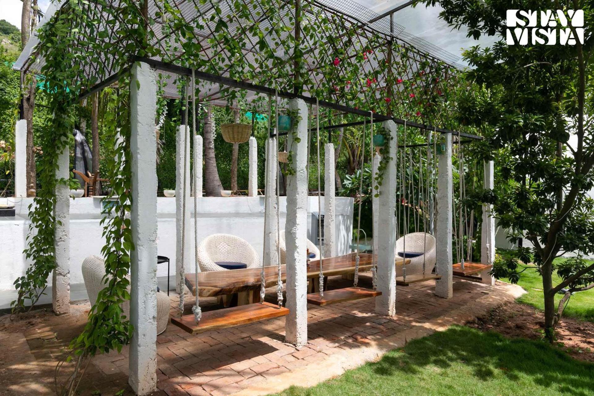 Stayvista At Shwaas Mysore With Private Pool Esterno foto