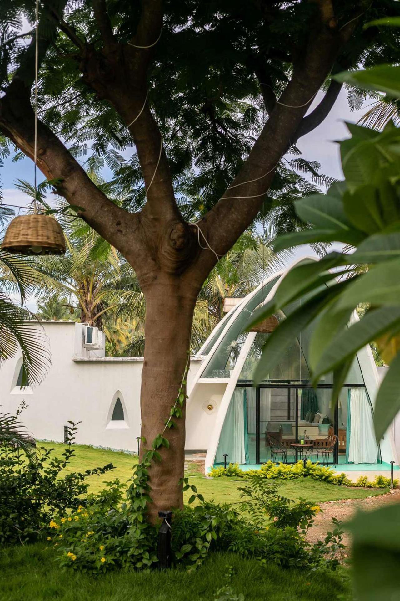 Stayvista At Shwaas Mysore With Private Pool Esterno foto