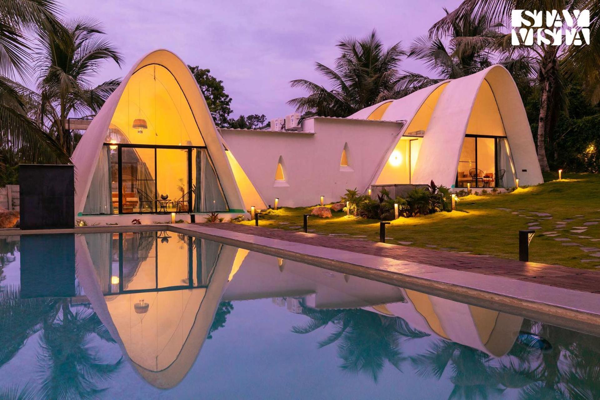 Stayvista At Shwaas Mysore With Private Pool Esterno foto